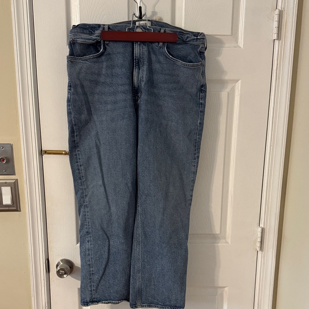 Agolde Relaxed Fit Blue Jeans